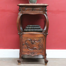 Load image into Gallery viewer, x SOLD Antique French Art Nouveau Lamp or Jardiniere Stand with Marble Top. B12816