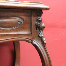 Load image into Gallery viewer, x SOLD Antique French Art Nouveau Lamp or Jardiniere Stand with Marble Top. B12816