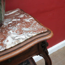 Load image into Gallery viewer, x SOLD Antique French Art Nouveau Lamp or Jardiniere Stand with Marble Top. B12816