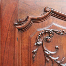 Load image into Gallery viewer, Antique French Walnut Sideboard with Cast Brass Handles and Carved Detail. B12731