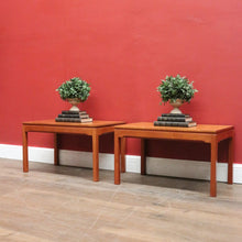 Load image into Gallery viewer, x SOLD Pair of Mid-Century Parker Teak Lamp Tables – Australian Retro Design. B12515