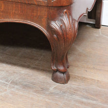 Load image into Gallery viewer, Antique French Oak Two Height China Cabinet or Bookcase with Glass Doors. B12703
