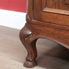 Load image into Gallery viewer, Antique French Oak Two Height China Cabinet or Bookcase with Glass Doors. B12703
