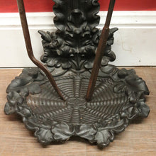 Load image into Gallery viewer, Antique English Cast Iron Fire Tool Set with Stand – Stamped Martin. B12287