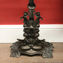 Load image into Gallery viewer, Antique English Cast Iron Fire Tool Set with Stand – Stamped Martin. B12287