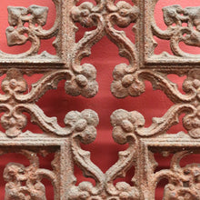 Load image into Gallery viewer, Antique French Wrought Iron Crucifix with Fretwork – Garden Memorial Cross. B12518