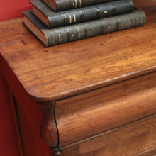 Load image into Gallery viewer, x SOLD Antique French Oak Cabinet – Drawer, Shelves, Keys, Panel Doors & Bun Feet. B12255