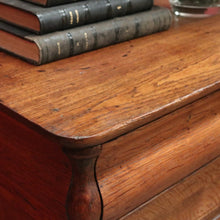 Load image into Gallery viewer, x SOLD Antique French Oak Cabinet – Drawer, Shelves, Keys, Panel Doors & Bun Feet. B12255