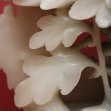 Load image into Gallery viewer, Chinese Soapstone Carving – Hand-Carved Floral Sculpture, Oriental Style. B12514