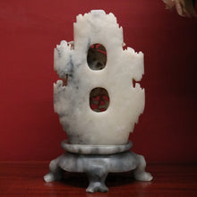 Load image into Gallery viewer, Chinese Soapstone Carving – Hand-Carved Floral Sculpture, Oriental Style. B12514