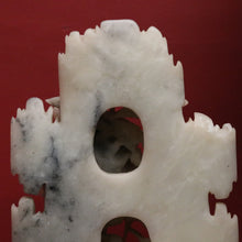 Load image into Gallery viewer, Chinese Soapstone Carving – Hand-Carved Floral Sculpture, Oriental Style. B12514