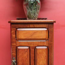 Load image into Gallery viewer, A Blain and Sons Liverpool Walnut Bedside Cabinet with Satinwood Inlay. B12918