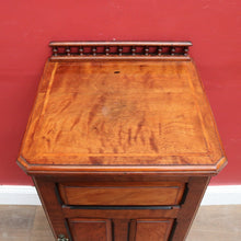 Load image into Gallery viewer, A Blain and Sons Liverpool Walnut Bedside Cabinet with Satinwood Inlay. B12918