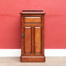 Load image into Gallery viewer, A Blain and Sons Liverpool Walnut Bedside Cabinet with Satinwood Inlay. B12918