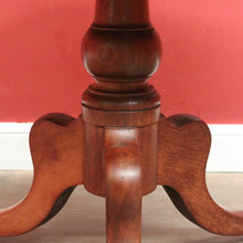 Load image into Gallery viewer, Antique Australian Cedar Oval Tilt-Top Wine Table with Tri-Leg Base. B12520