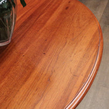 Load image into Gallery viewer, Antique Australian Cedar Oval Tilt-Top Wine Table with Tri-Leg Base. B12520