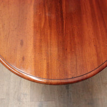 Load image into Gallery viewer, Antique Australian Cedar Oval Tilt-Top Wine Table with Tri-Leg Base. B12520