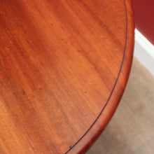 Load image into Gallery viewer, Antique Australian Cedar Oval Tilt-Top Wine Table with Tri-Leg Base. B12520