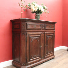 Load image into Gallery viewer, French Oak Sideboard Cabinet c.1810 – 2 Doors, 2 Drawers, Plate Rack. B12281