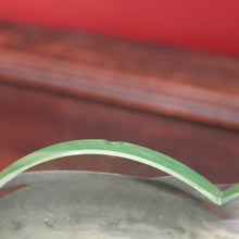 Load image into Gallery viewer, x SOLD French Art Nouveau Uranium Glass Bowl with Silver Metal Floral Base. B12289