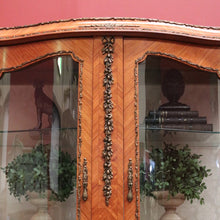 Load image into Gallery viewer, French Louis XVth Style Walnut & Marquetry Inlaid Two-Door Display Vitrine, or China Display Cabinet.B11957