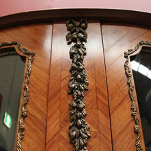 Load image into Gallery viewer, French Louis XVth Style Walnut & Marquetry Inlaid Two-Door Display Vitrine, or China Display Cabinet.B11957