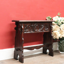 Load image into Gallery viewer, x SOLD Brittany, France. Antique French Milk Stool Carved Portraits & Lift-Top Seat. B12263