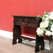 Load image into Gallery viewer, x SOLD Brittany, France. Antique French Milk Stool Carved Portraits & Lift-Top Seat. B12263