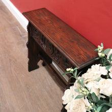 Load image into Gallery viewer, x SOLD Brittany, France. Antique French Milk Stool Carved Portraits & Lift-Top Seat. B12263