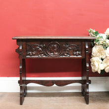 Load image into Gallery viewer, x SOLD Brittany, France. Antique French Milk Stool Carved Portraits & Lift-Top Seat. B12263