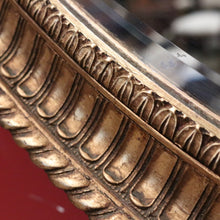 Load image into Gallery viewer, x SOLD Vintage French Gilt Bevelled Edge Oval Wall Mirror with Ribbon Bow to the top. B12062