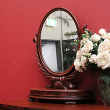 Load image into Gallery viewer, Antique English Mahogany and Flame Mahogany Chest of Drawers Toilet Mirror. B12065