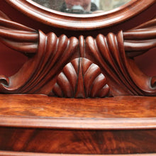 Load image into Gallery viewer, Antique English Mahogany and Flame Mahogany Chest of Drawers Toilet Mirror. B12065