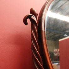 Load image into Gallery viewer, Antique English Mahogany and Flame Mahogany Chest of Drawers Toilet Mirror. B12065