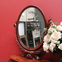 Load image into Gallery viewer, Antique English Mahogany and Flame Mahogany Chest of Drawers Toilet Mirror. B12065
