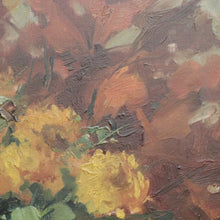 Load image into Gallery viewer, x SOLD Antique French Framed Oil on Canvas still Life, Flowers in a Vase in a Gilt Frame. Signed. B11638