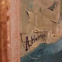 Load image into Gallery viewer, x SOLD Antique French Framed Oil on Canvas still Life, Flowers in a Vase in a Gilt Frame. Signed. B11638