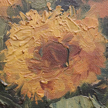 Load image into Gallery viewer, x SOLD Antique French Framed Oil on Canvas still Life, Flowers in a Vase in a Gilt Frame. Signed. B11638