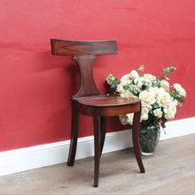 Load image into Gallery viewer, Antique 1830s English Mahogany Reading Chair Library Club Chair. B12942