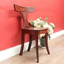 Load image into Gallery viewer, Antique 1830s English Mahogany Reading Chair Library Club Chair. B12942
