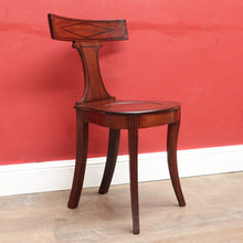 Load image into Gallery viewer, Antique 1830s English Mahogany Reading Chair Library Club Chair. B12942