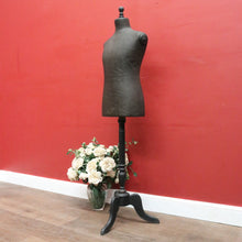 Load image into Gallery viewer, 19th C. French Tailor’s Mannequin by Girard Paris – Vintage Tri-Leg Stand. B12525