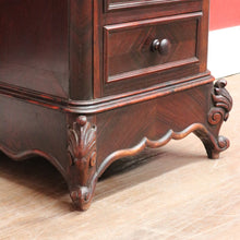 Load image into Gallery viewer, x SOLD French Rosewood Lingerie Chest Tall Narrow Drawer Cabinet Oak Lined. B12917