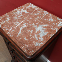 Load image into Gallery viewer, x SOLD French Rosewood Lingerie Chest Tall Narrow Drawer Cabinet Oak Lined. B12917