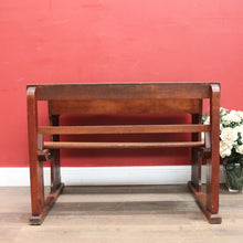 Load image into Gallery viewer, x SOLD A Vintage Mid-Century Australian School Desk - Seats Two, Lift Seat and desk. B12074