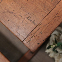 Load image into Gallery viewer, x SOLD A Vintage Mid-Century Australian School Desk - Seats Two, Lift Seat and desk. B12074