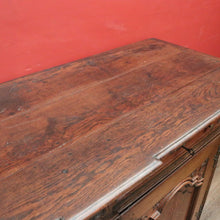 Load image into Gallery viewer, x SOLD Antique French Oak Sideboard with Drawers, Cupboard & Four Working Keys. B12282