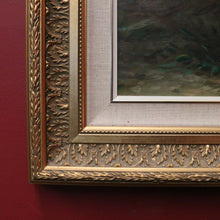 Load image into Gallery viewer, Framed Oil on Board, European Girl Sitting at the Well, Signed to the bottom right. B12070