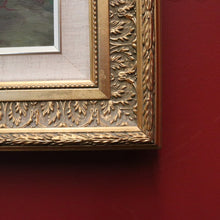 Load image into Gallery viewer, Framed Oil on Board, European Girl Sitting at the Well, Signed to the bottom right. B12070