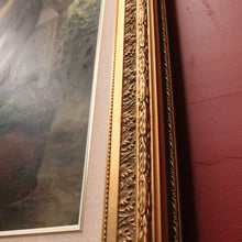 Load image into Gallery viewer, Framed Oil on Board, European Girl Sitting at the Well, Signed to the bottom right. B12070